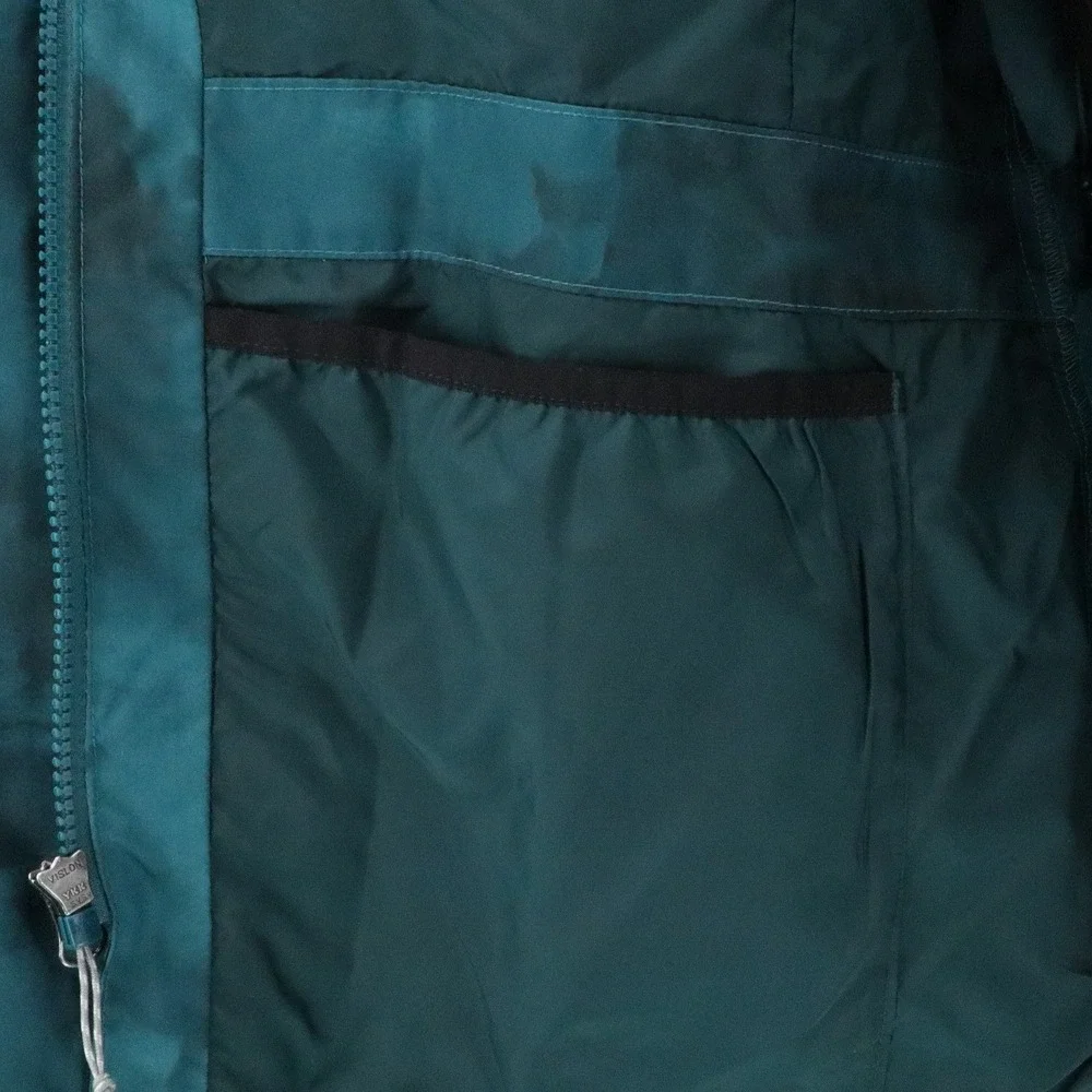 NWT Orvis Outbound Pack & Go Jacket S Water Resistant Teal Green Travel Hooded